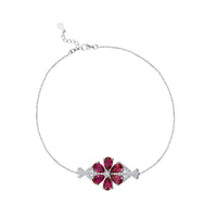 Garnet Bloom Bracelet