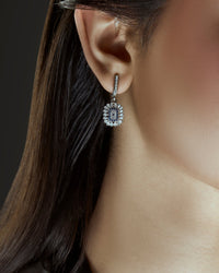 Azure Crystal Earrings