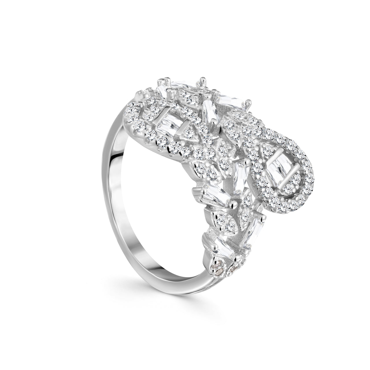 Frosted Allure Ring