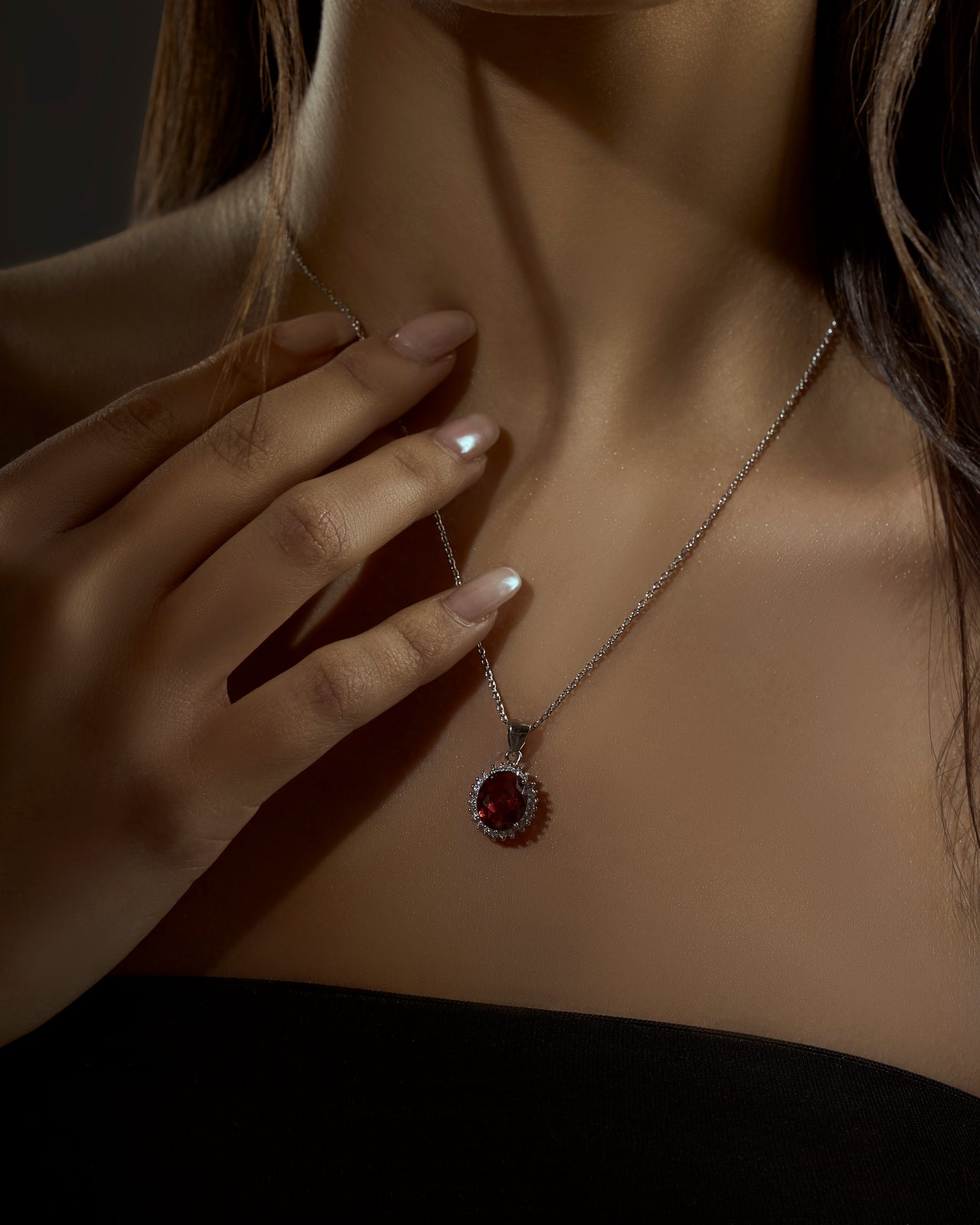 Passion Garnet Necklace